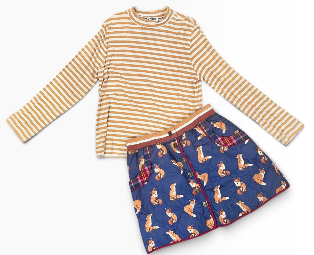 Foxtail Top and Skort Set - Size 12 Youth